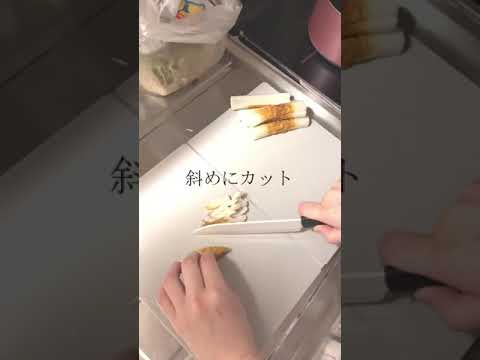 コスパ良し、豆苗ちくわ。お弁当にも、おつまみにも。