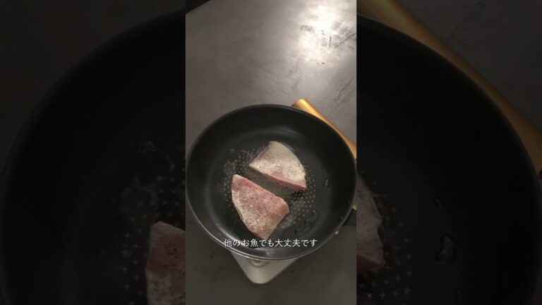 【メカジキのガーリックソテー】これで魚料理も簡単！？味付けに迷ったら使える黄金比！ #shorts #レシピ #メカジキ #ガーリック #ガーリックソテー #にんにく #裏技 #豆知識