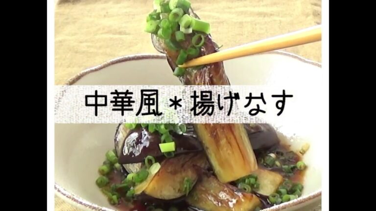 中華風 揚げなす