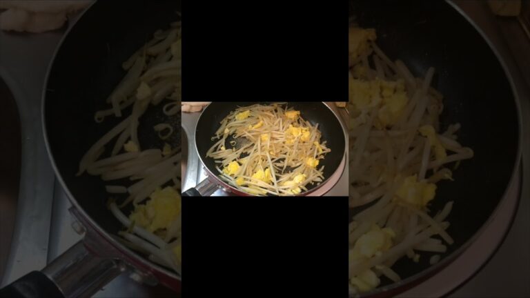 #Shorts 料理初心者必見！！中華もやし卵炒めの作り方！！！