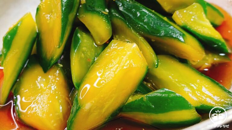【漬けるだけ】料理人の父直伝♪本当においしい『パリポリきゅうりのやみつき漬け』Crispy Pickled Cucumbers　低糖質／作り置き／副菜／おつまみ／ダイエット／低カロリー　bento