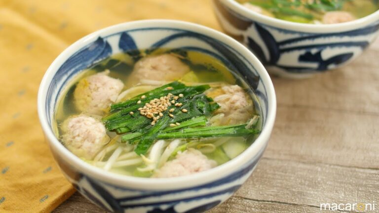 なんと鍋いらず！ レンジで 旨味たっぷり 鶏 塩 ちゃんこ スープ のレシピ 作り方