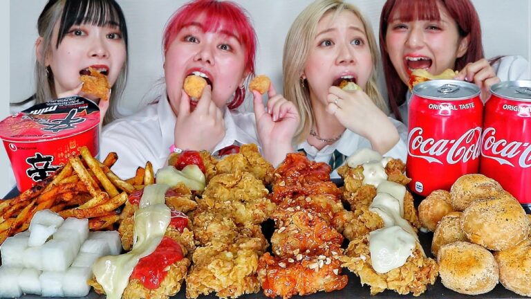 【ASMR】韓国チキンを食べる🐓🍖🥤/ ヤンニョムチキン / くれいじーまぐねっと