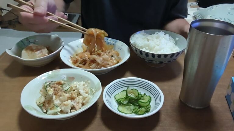 夏は酢の物！ゆうじろうの今日の晩ごはん