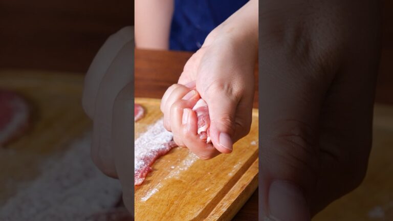 【くるくる楽しい🌀】豚バラ肉のくるくる一口チャーシュー #shorts