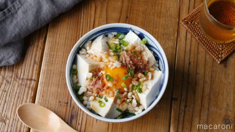 やみつき！悪魔の豆腐丼