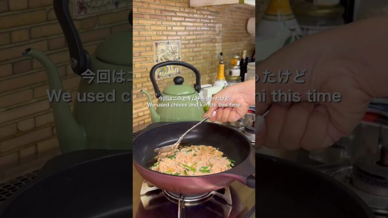 豆腐キムチヂミ👇🏻