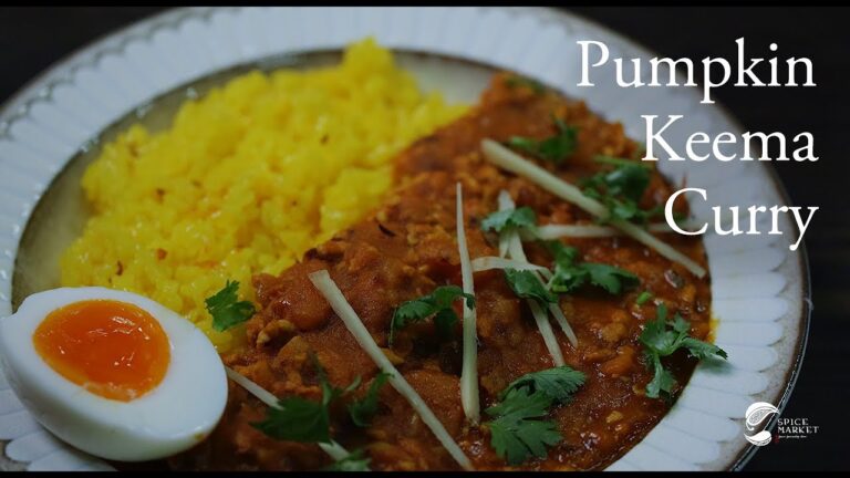 インド料理 ★ 秋のかぼちゃ キーマカレーの作り方 Indian cuisine ★ How to make pumpkin keema curry