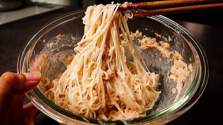 【たった5分！】ツナ缶とそうめんで作る『ツナマヨそうめん』があなたを虜にします