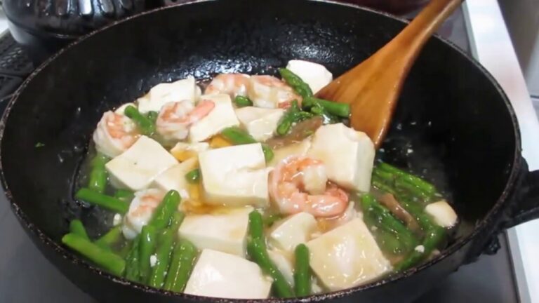豆腐と海老の中華炒め：短縮版