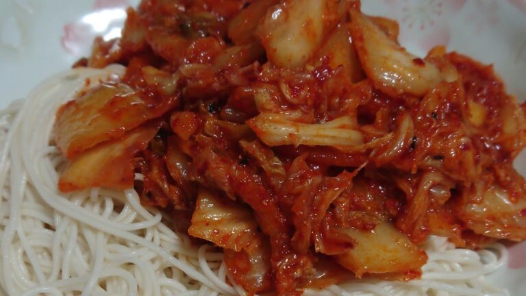 キムチそうめん
