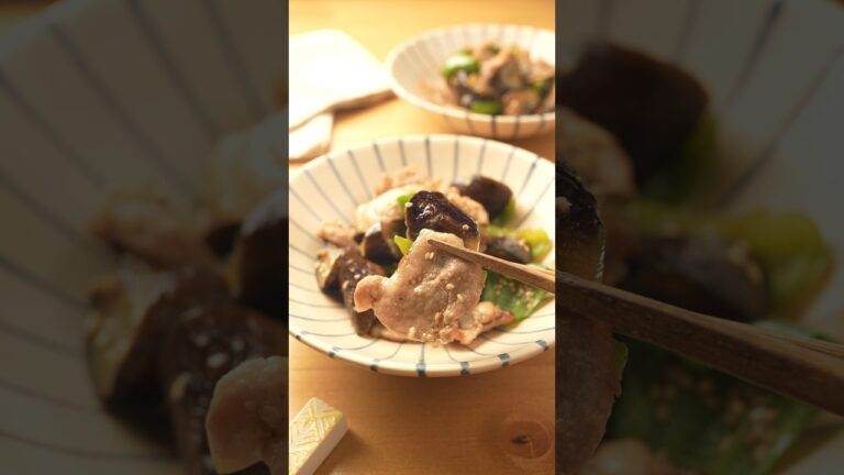 もう夏バテに負けない！バクバクすすむ【なすピーマン炒め】 #献立 #簡単レシピ #おうちごはん