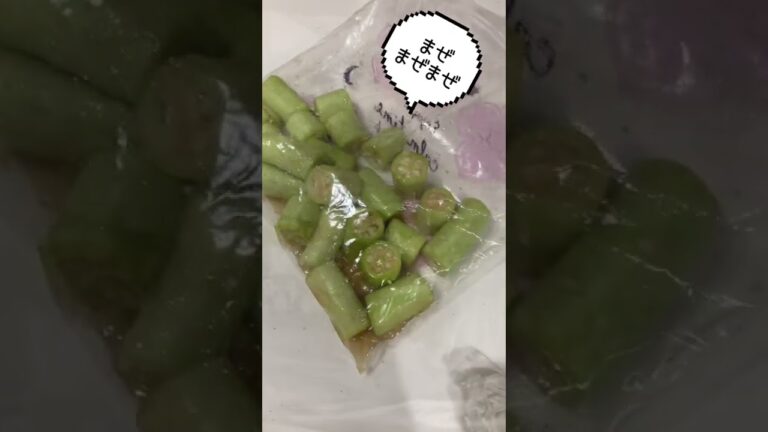 オクラ農家の白オクラ唐揚げ❤️…衣はがれても気にしなーいwww #農家