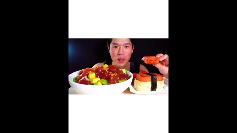 #Shorts​【Tik Tokで420万再生】ポキ丼とスパムの握り
