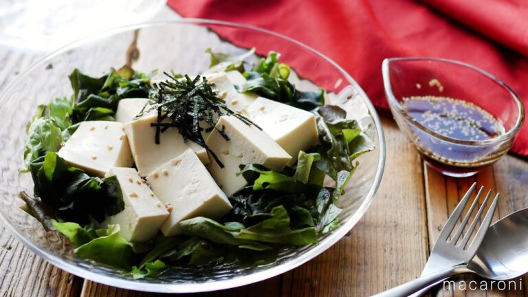 焼肉屋さんの味。韓国風豆腐サラダ