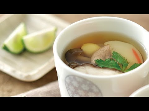 きのこの土瓶蒸し風の作り方