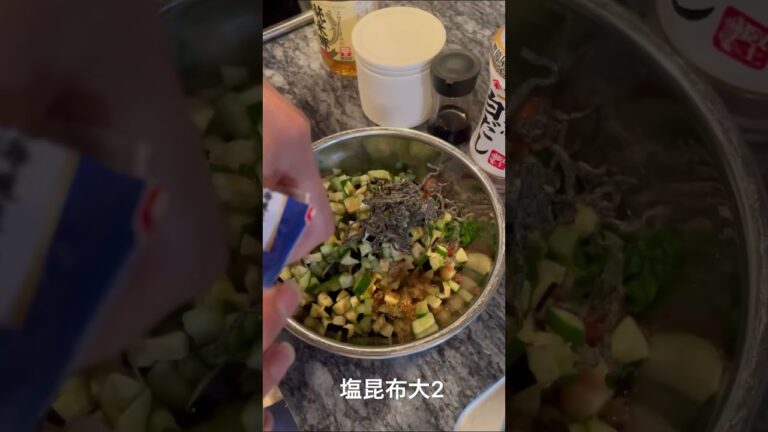 夏にピッタリ！「夏野菜のそうめん」