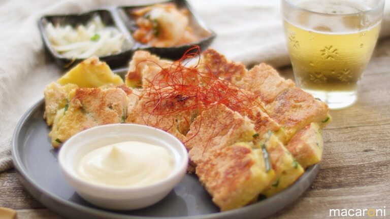 あとのせプチプチ♪ 豆腐で ふわっふわ 明太 チヂミ のレシピ 作り方