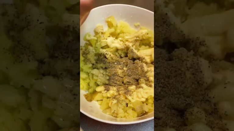 レンジで簡単！大葉で巻く和風ポテサラ🥔#shorts