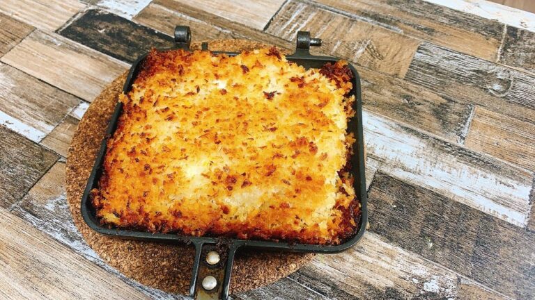 マカロニサラダとカニカマでカニクリームコロッケって作れるよね？［ホットサンドメーカーでコロッケ］