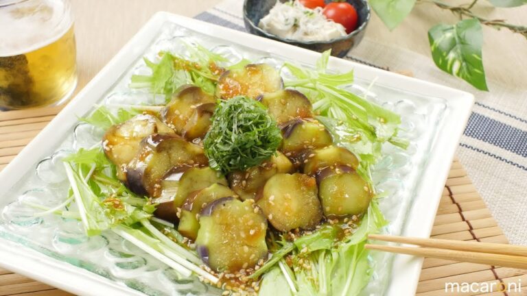 ほぼ５分でさっぱりぽーん！ なすの 梅 しそ ポン酢 のレシピ 作り方