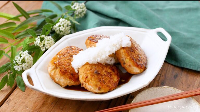 【鮭ハンバーグ】ポン酢でさっぱり！鮭をたっぷり食べられる♪｜macaroni（マカロニ）