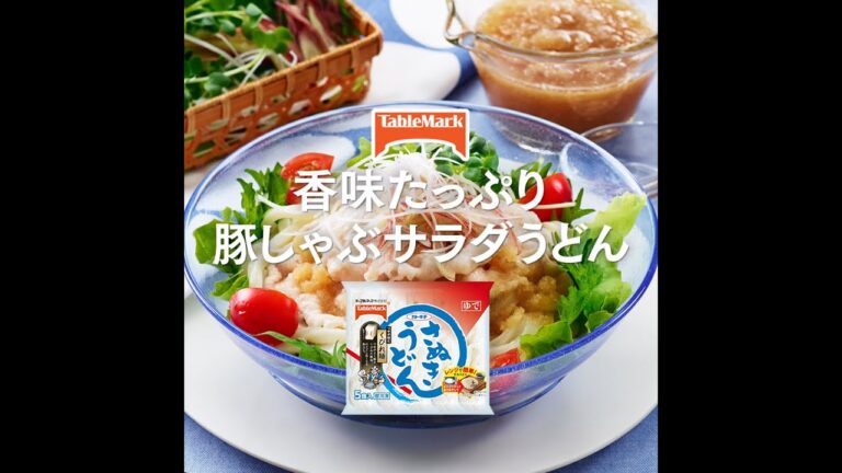 【A-13】香味たっぷり豚しゃぶサラダうどん