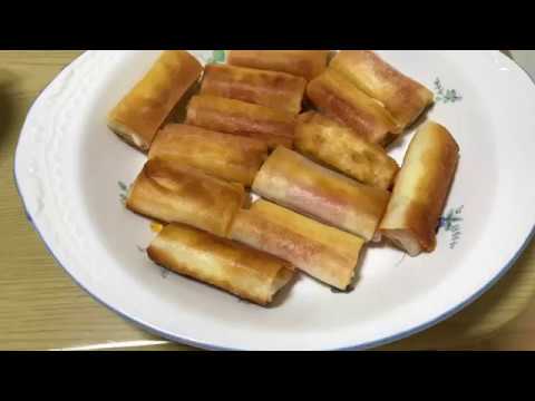 【簡単】カニカマチーズ春巻きの作り方