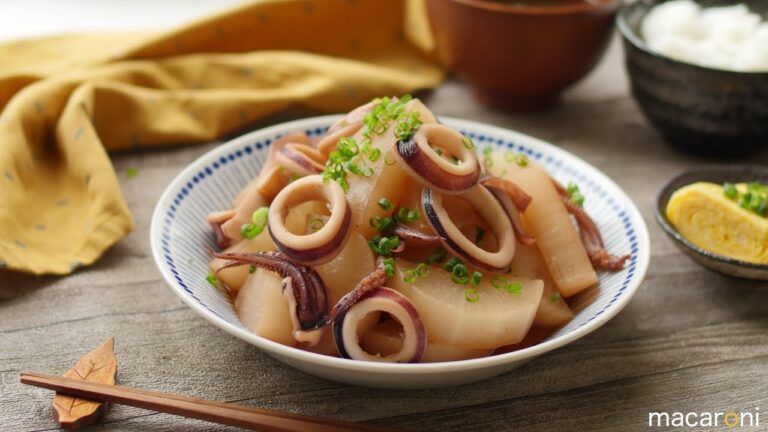 煮込み時間たった5分！味 しみしみの スピード  いか 大根 のレシピ 作り方