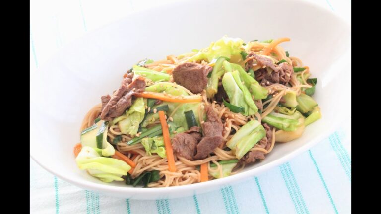 ☆揖保乃糸☆春キャベツたっぷりチャプチェ風そうめん