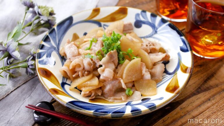 【大根と豚肉のさっぱりポン酢炒め】味付け簡単レシピ！夕飯のおかずに♪｜macaroni（マカロニ）