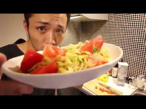 【男飯vol.107】豆苗パスタの作り方⊂( ･∀･) 彡