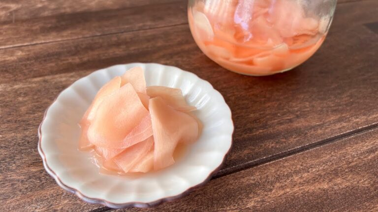 How to make Sweet Pickled Ginger (Gari) 新生姜の甘酢漬けの作り方・レシピ【季節の手仕事】