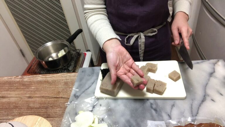 キノケイコ 【 こんにゃくとさつま揚げの煮物】 簡単レシピ動画で紹介