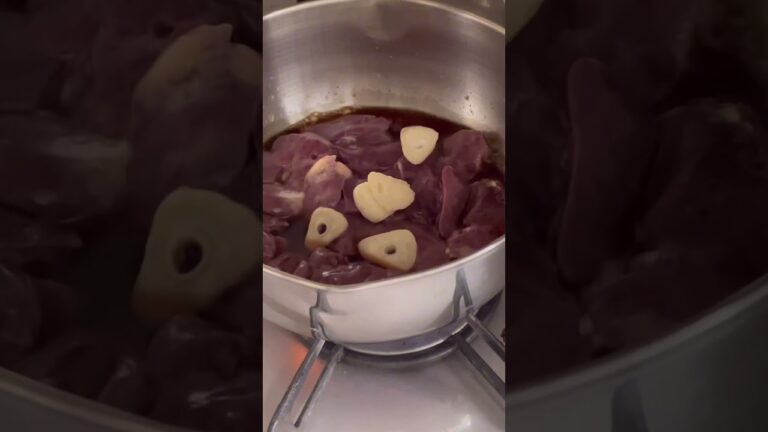 【レバーのガーリック甘辛煮】誰でもかんたん、ふっくら！下処理方法