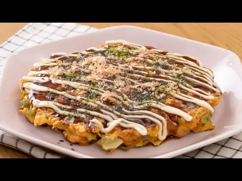 豆腐でふんわりお好み焼き