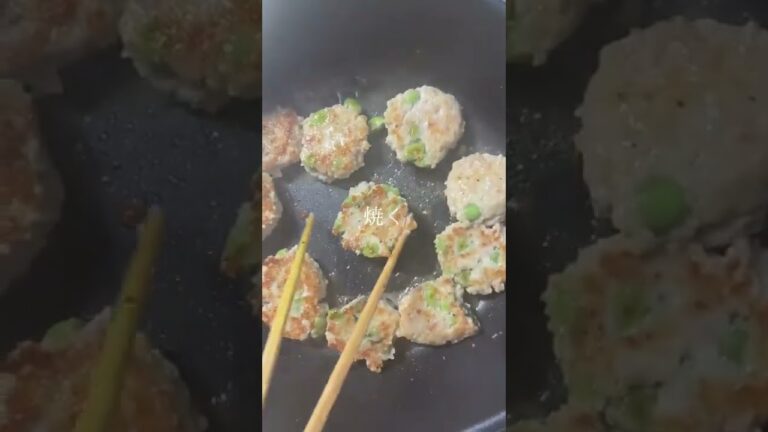 枝豆ゴロゴロつくねレシピ✨#晩御飯 #おかず #お弁当 #時短料理 #shorts