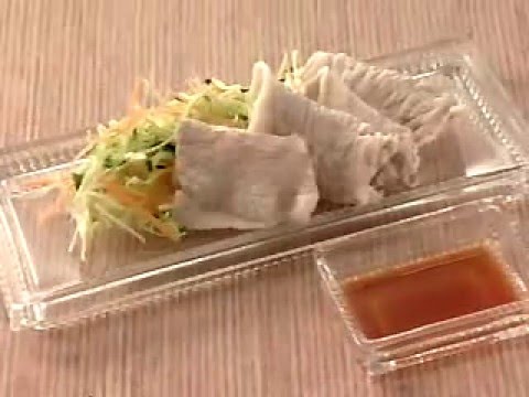 豚肉の梅しゃぶ風