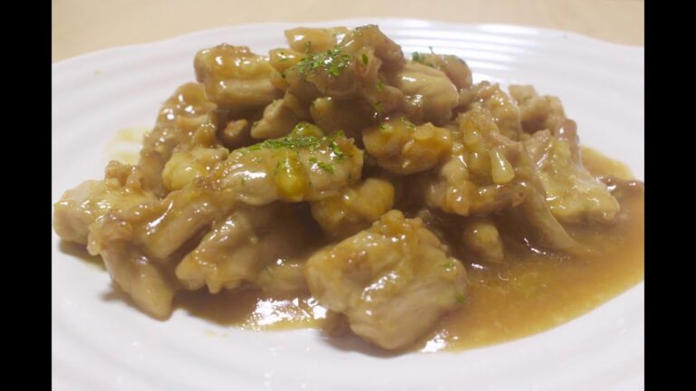 せせりのワサビにんにく炒め