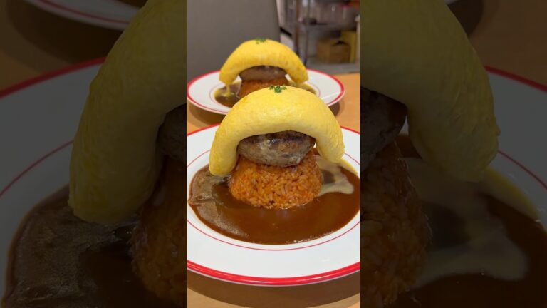 とろ〜りチーズ卵の3層オムライス🍳【愛知 創作料理アランチャ】