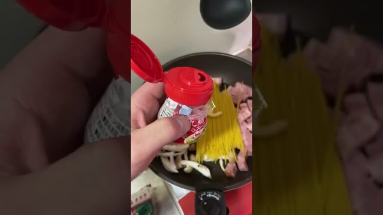 【簡単レシピ】楽すぎる自炊パスタ