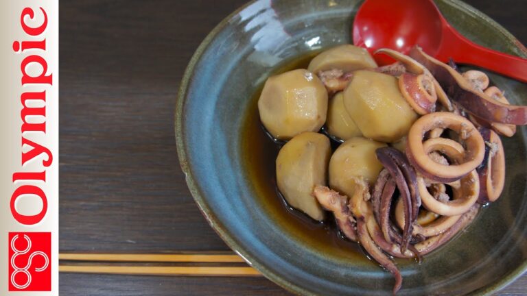 オリンピックの超簡単レシピ　里芋とイカの煮物の作り方
