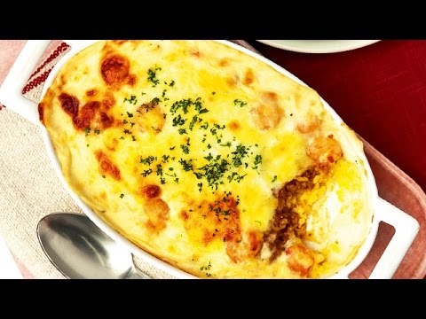 キーマカレーのサプライズドリア