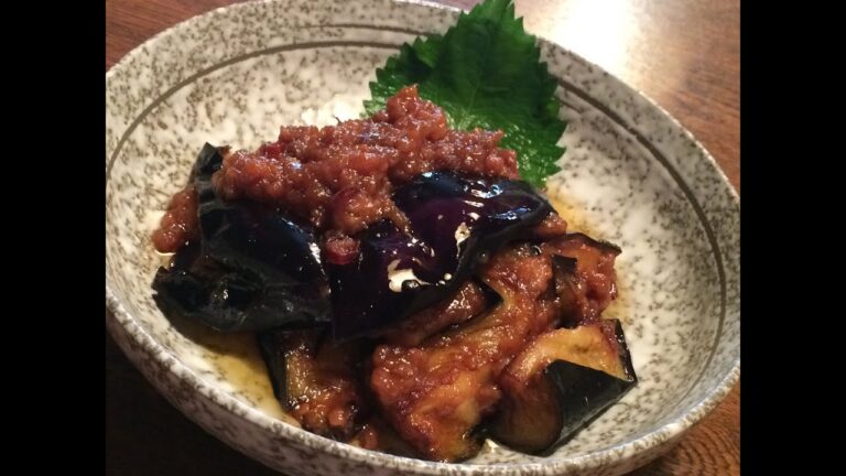 「なす肉味噌炒め」作り方