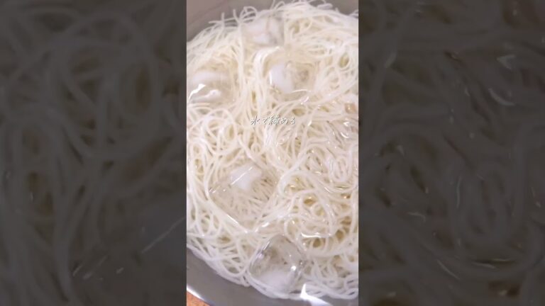 万願寺とうがらしのさっぱりそうめん #shorts #夏レシピ #簡単料理