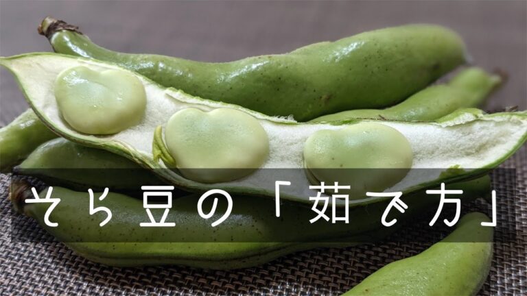 空豆の「茹で方」・「むき方」のコツ！春の味覚を堪能しよう！
