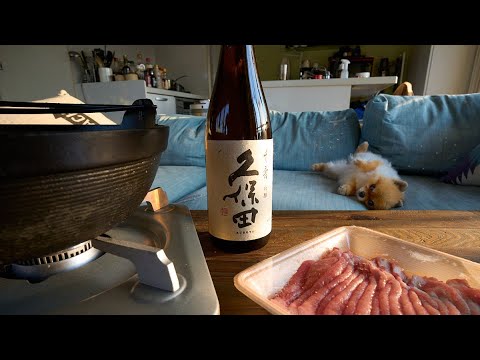 登録者20万人記念で酒浴びる【酒鍋】