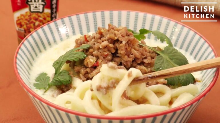 【李錦記】旨辛肉そぼろが味の決め手！豆乳坦々うどんの作り方｜How To Make Soymilk Tantan Udon