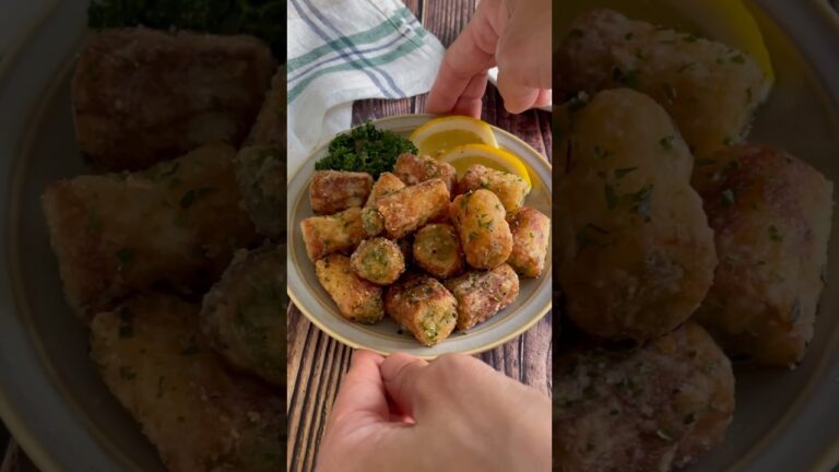 おつまみやお弁当にぴったり！フライドのり塩オクラ詰めちくわ