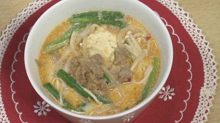 にらともやしの坦々スープ（2020年3月2日）